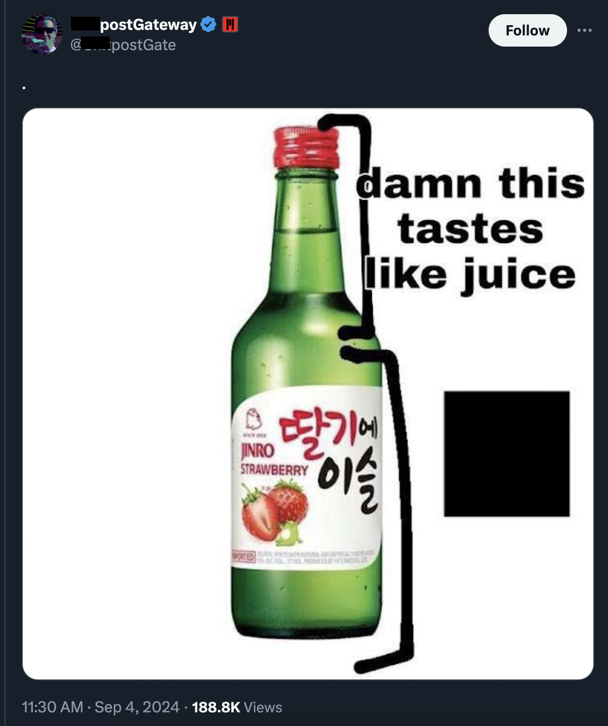 soju this tastes like juice - postGateway postGate Inro damn this tastes juice Strawberry Views